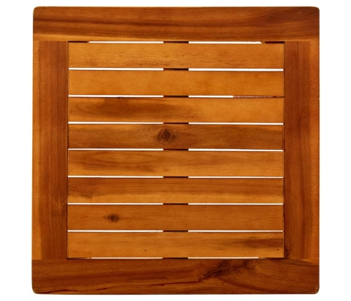 Mesa de centro de jardín madera maciza de acacia 45x45x36 cm