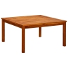 Mesa de centro de jardín madera maciza de acacia 85x85x45 cm