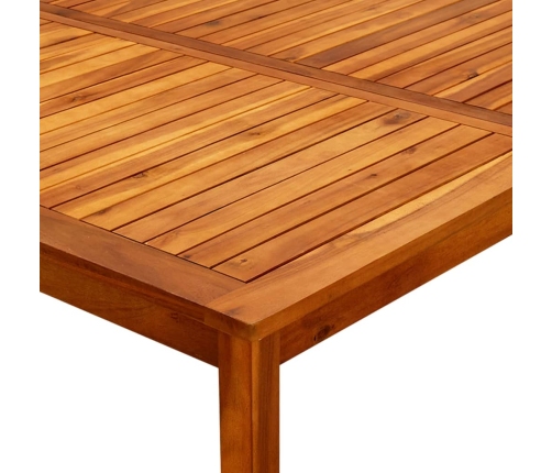 Mesa de centro de jardín madera maciza de acacia 110x110x45 cm