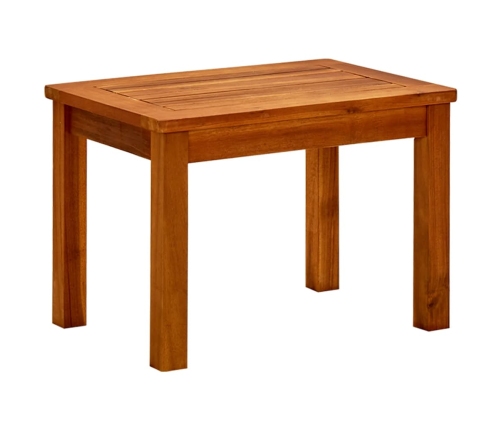 vidaXL Mesa de centro de jardín madera maciza de acacia 50x35x36 cm