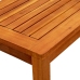 vidaXL Mesa de centro de jardín madera maciza de acacia 50x35x36 cm