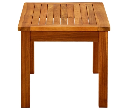 vidaXL Mesa de centro de jardín madera maciza de acacia 70x40x36 cm