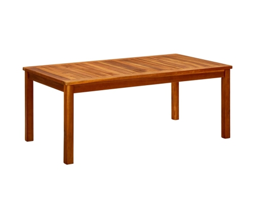 vidaXL Mesa de centro de jardín madera maciza de acacia 110x60x45 cm