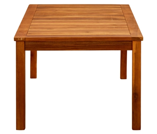 vidaXL Mesa de centro de jardín madera maciza de acacia 110x60x45 cm