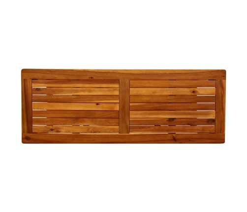 Mesa consola de jardín madera maciza de acacia 110x40x75 cm