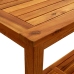 Mesa consola de jardín madera maciza de acacia 110x40x75 cm