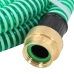 Manguera de succión con conectores de latón PVC verde 29 mm 4 m