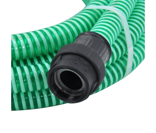 Manguera de succión con conectores de PVC PVC verde 26 mm 4 m