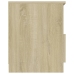 vidaXL Mesita de noche madera contrachapada roble Sonoma 40x40x50 cm