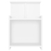 vidaXL Mesita de noche madera contrachapada blanco 40x35x60 cm