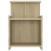 vidaXL Mesita de noche madera contrachapada roble Sonoma 40x35x60 cm