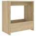 Mesa auxiliar de madera contrachapada roble Sonoma 50x26x50 cm