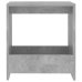 vidaXL Mesa auxiliar de madera contrachapada gris hormigón 50x26x50 cm