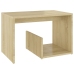 vidaXL Mesa auxiliar de madera contrachapada roble Sonoma 59x36x38 cm