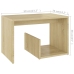 Mesa auxiliar de madera contrachapada roble Sonoma 59x36x38 cm