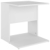 vidaXL Mesa auxiliar de madera contrachapada blanco 45x45x48 cm