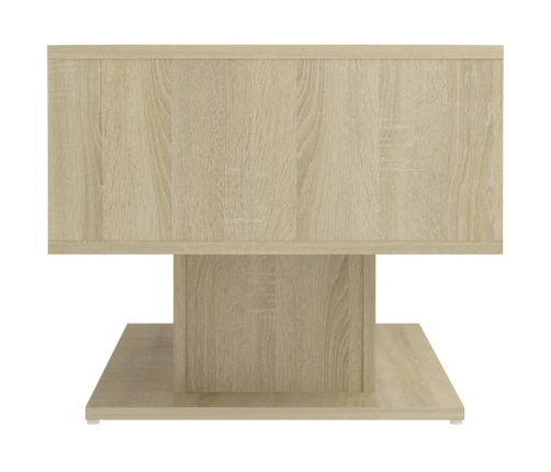 vidaXL Mesa de centro madera contrachapada color roble 103,5x50x44,5cm