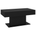 vidaXL Mesa de centro madera contrachapada negro 96x50x45 cm