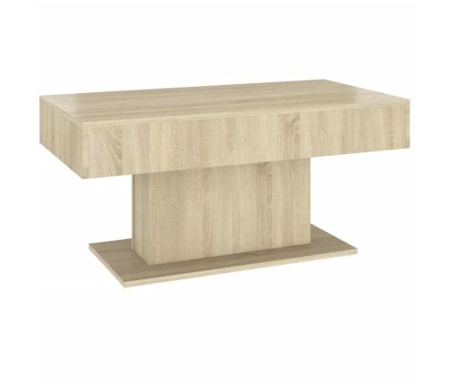 Mesa de centro madera contrachapada roble Sonoma 96x50x45 cm