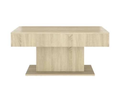 Mesa de centro madera contrachapada roble Sonoma 96x50x45 cm