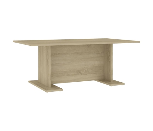 Mesa de centro madera contrachapada roble Sonoma 103,5x60x40 cm