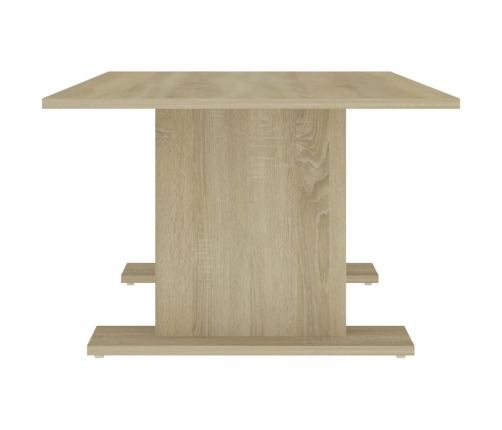 Mesa de centro madera contrachapada roble Sonoma 103,5x60x40 cm