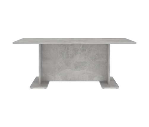 vidaXL Mesa de centro madera contrachapada gris hormigón 103,5x60x40cm