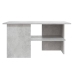 vidaXL Mesa de centro madera contrachapada gris hormigón 90x60x46,5 cm