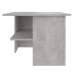 vidaXL Mesa de centro madera contrachapada gris hormigón 90x60x46,5 cm