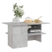 vidaXL Mesa de centro madera contrachapada gris hormigón 90x60x46,5 cm