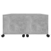 Mesa de centro madera contrachapada gris hormigón 75x75x38 cm