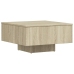 Mesa de centro madera contrachapada roble Sonoma 60x60x31,5 cm