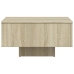 Mesa de centro madera contrachapada roble Sonoma 60x60x31,5 cm