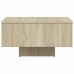 Mesa de centro madera contrachapada roble Sonoma 60x60x31,5 cm