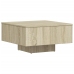 Mesa de centro madera contrachapada roble Sonoma 60x60x31,5 cm