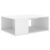 Mesa de centro madera contrachapada blanco 90x67x33 cm