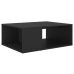 Mesa de centro madera contrachapada negro 90x67x33 cm