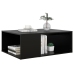 Mesa de centro madera contrachapada negro 90x67x33 cm