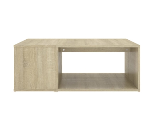 Mesa de centro madera contrachapada roble Sonoma 90x67x33 cm