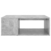 Mesa de centro madera contrachapada gris hormigón 90x67x33 cm