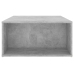 Mesa de centro madera contrachapada gris hormigón 90x67x33 cm