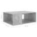 Mesa de centro madera contrachapada gris hormigón 90x67x33 cm