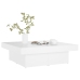 Mesa de centro madera contrachapada blanco 90x90x28 cm