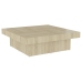 Mesa de centro madera contrachapada roble Sonoma 90x90x28 cm