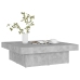 vidaXL Mesa de centro madera contrachapada gris hormigón 80x50x40 cm