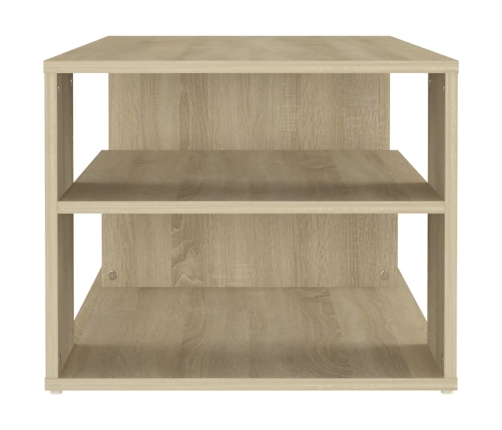 Mesa de centro madera contrachapada roble Sonoma 100x50x40 cm