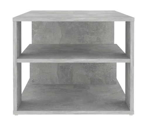 Mesa de centro madera de ingeniería gris hormigón 100x50x40 cm