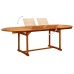 Juego de comedor para jardín 9 piezas madera maciza de acacia