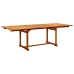 Juego de comedor de jardín 7 piezas madera maciza de acacia