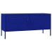 Mueble para TV de acero azul marino 105x35x50 cm